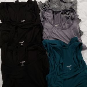 6 old navy active tank tops size large tall